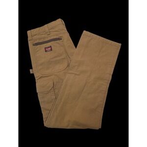 Wrangler Workwear Ripstop Double Knee Cargo Pants Men's 34x34 Brown